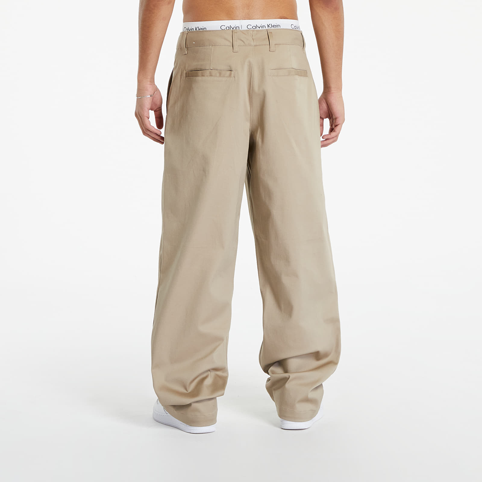 Jeans and trousers Nike Life Men's El Chino Pants Khaki/ Khaki