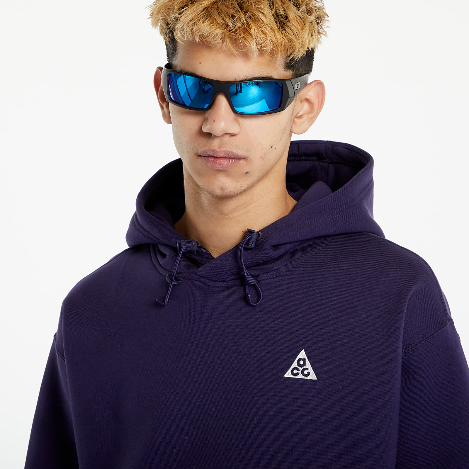 Hoodies and sweatshirts  Nike ACG Therma-FIT Fleece Pullover Hoodie UNISEX Purple Ink/ Summit White/ Summit White