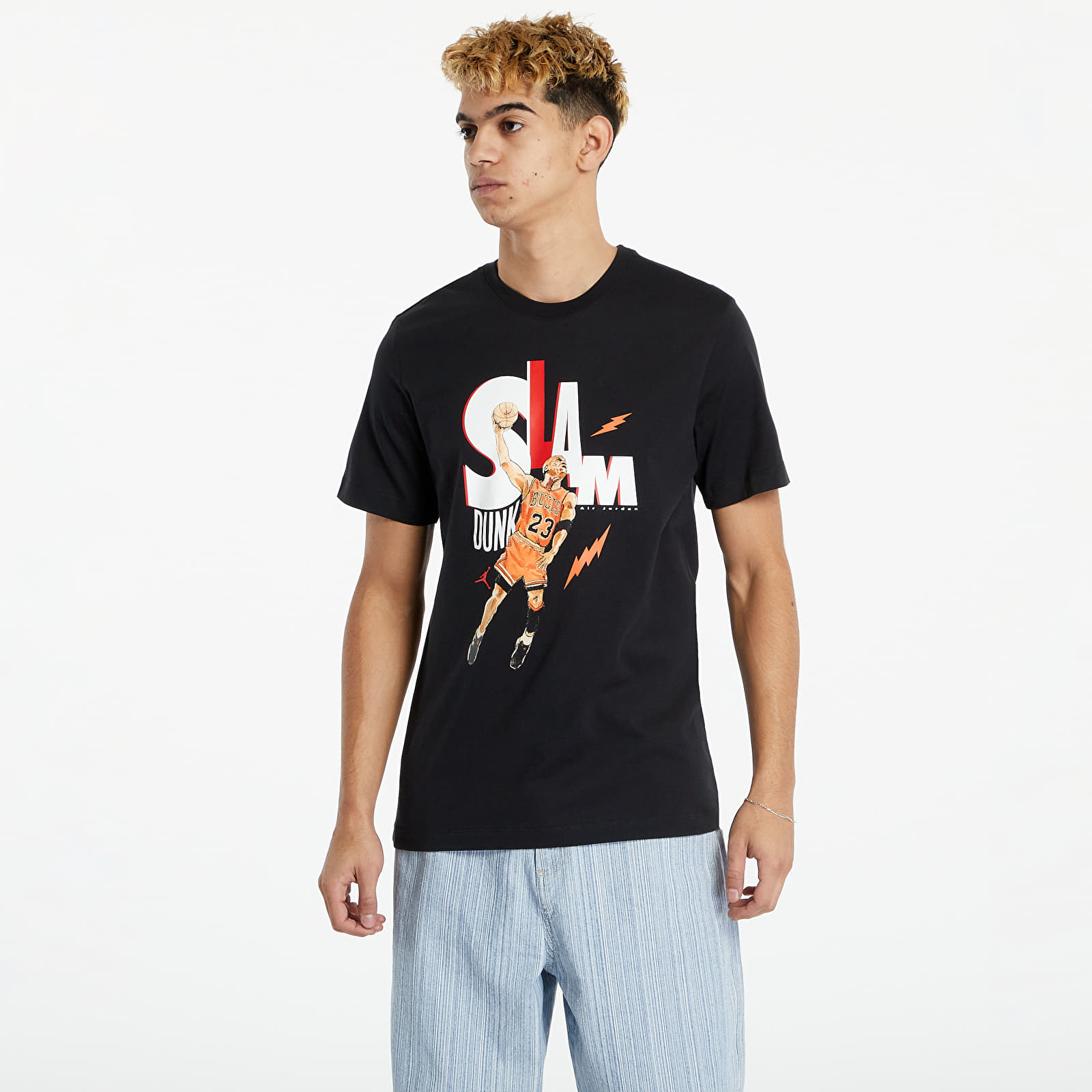 T shirts Jordan Game 5 Men s Short Sleeve T Shirt Black Queens
