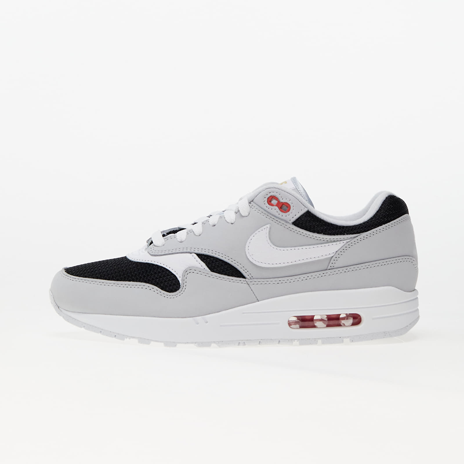 Scarpe e scarpe da ginnastica da uomo Nike Air Max 1 Premium Pure Platinum White Black Sport Red Queens