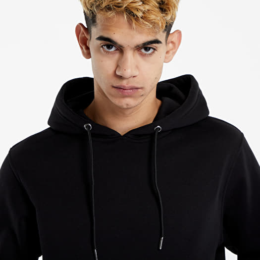 Urban Classics Long Shaped Terry Hoodie Uomo Felpa con Cappuccio Nero S 100% Cotone Regular