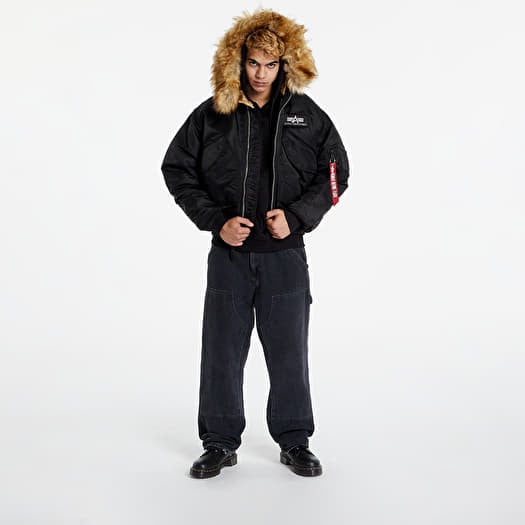 Bomber jackets Alpha Industries 45P Hooded Custom Black 