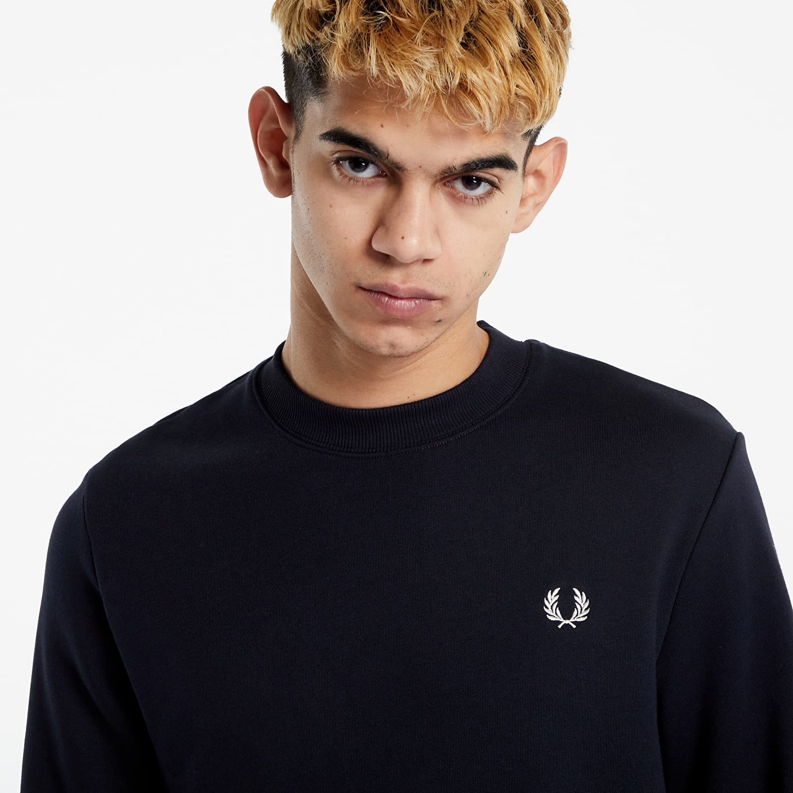 Hoodies and sweatshirts  FRED PERRY Crewneck Sweatshirt Navy
