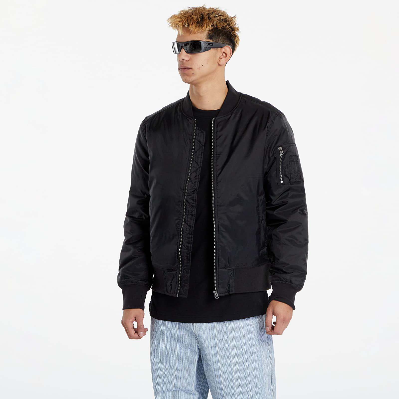 Bunda Urban Classics Basic Bomber Jacket Black S