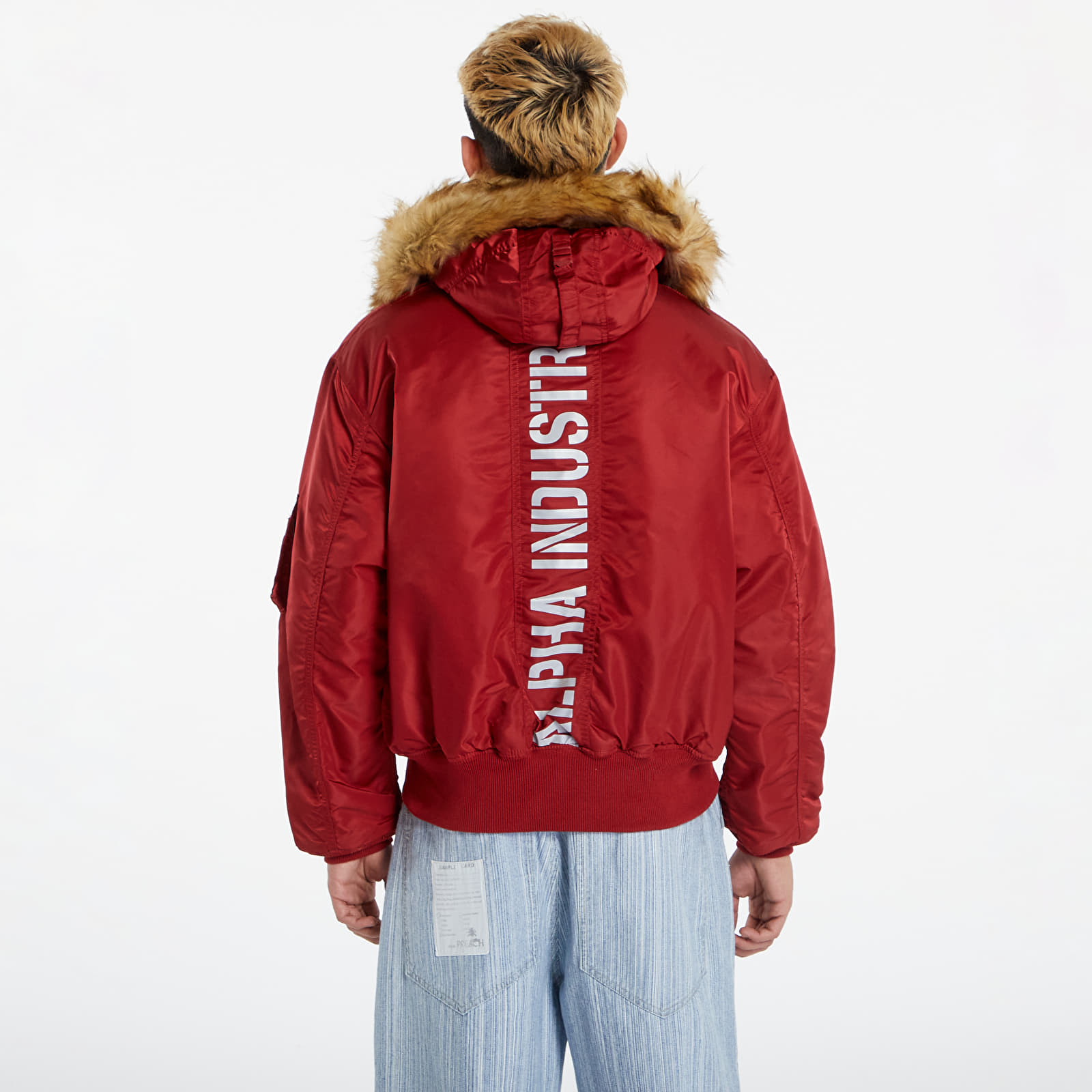Alpha industries 2025 red jacket