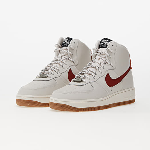 Air force 1 high red gum clearance