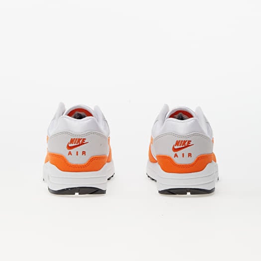Women s sneakers and shoes Nike Air Max 1 87 Neutral Grey Safety Orange White Black Queens