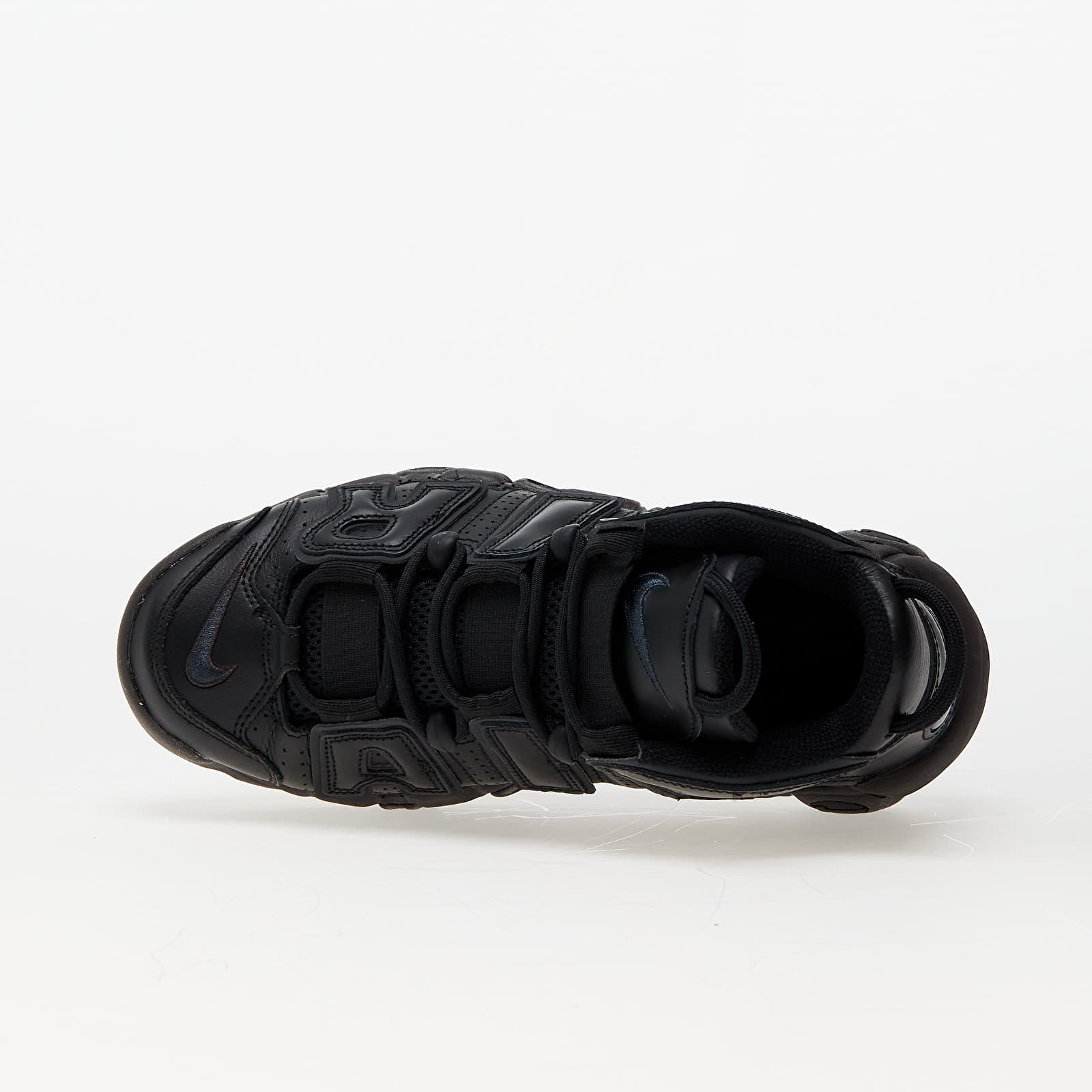 Nike Sportswear AIR MORE UPTEMPO - Sneakers alte - black/anthracite/brown/ nero 