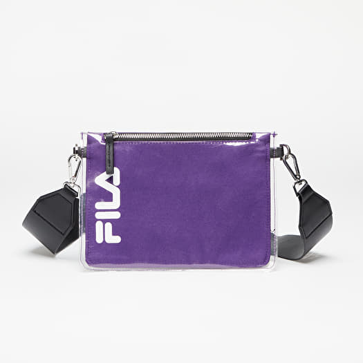 Taška Fila Transparent Cross Body Bag Purple / Black