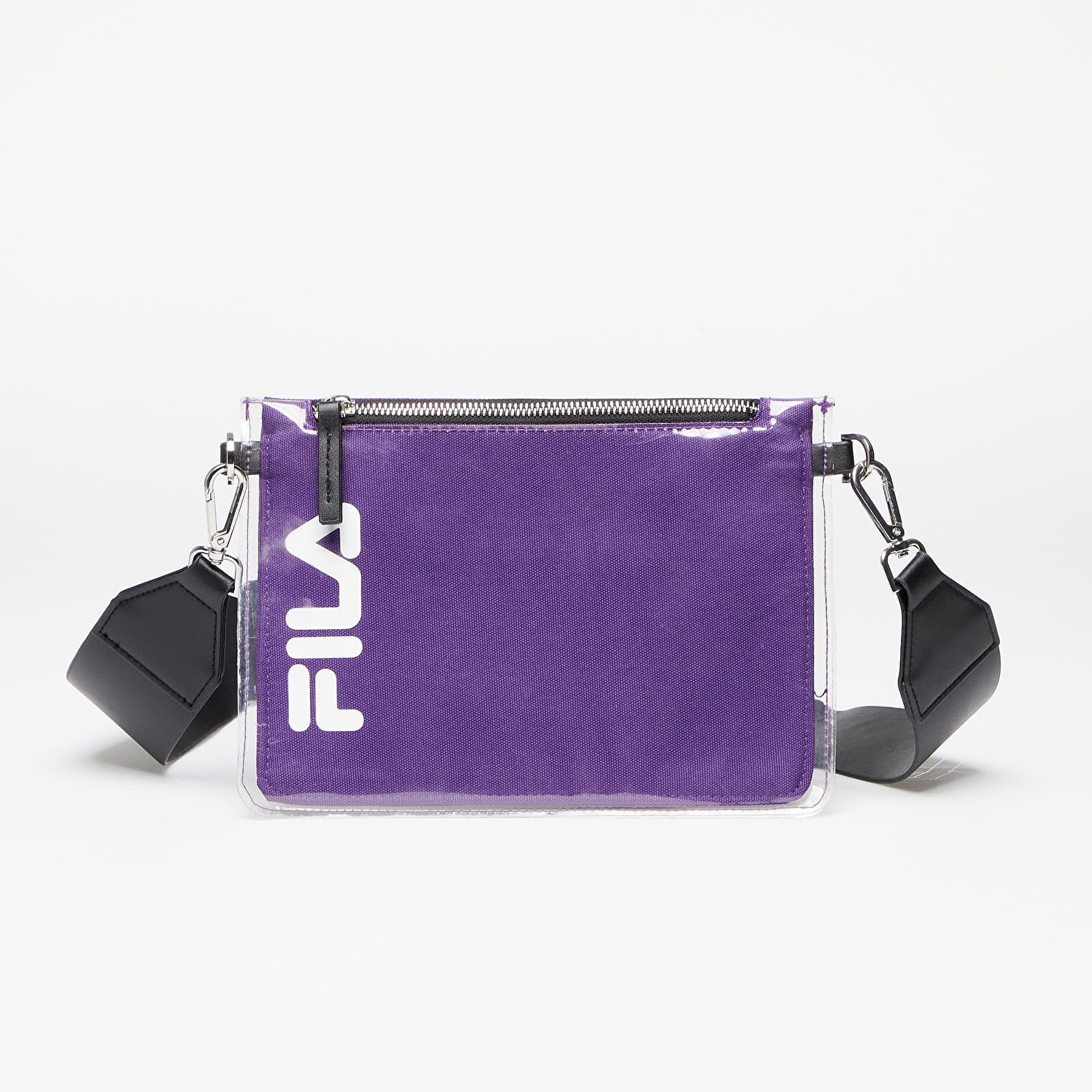 Tašky přes rameno Fila Transparent Cross Body Bag Purple / Black