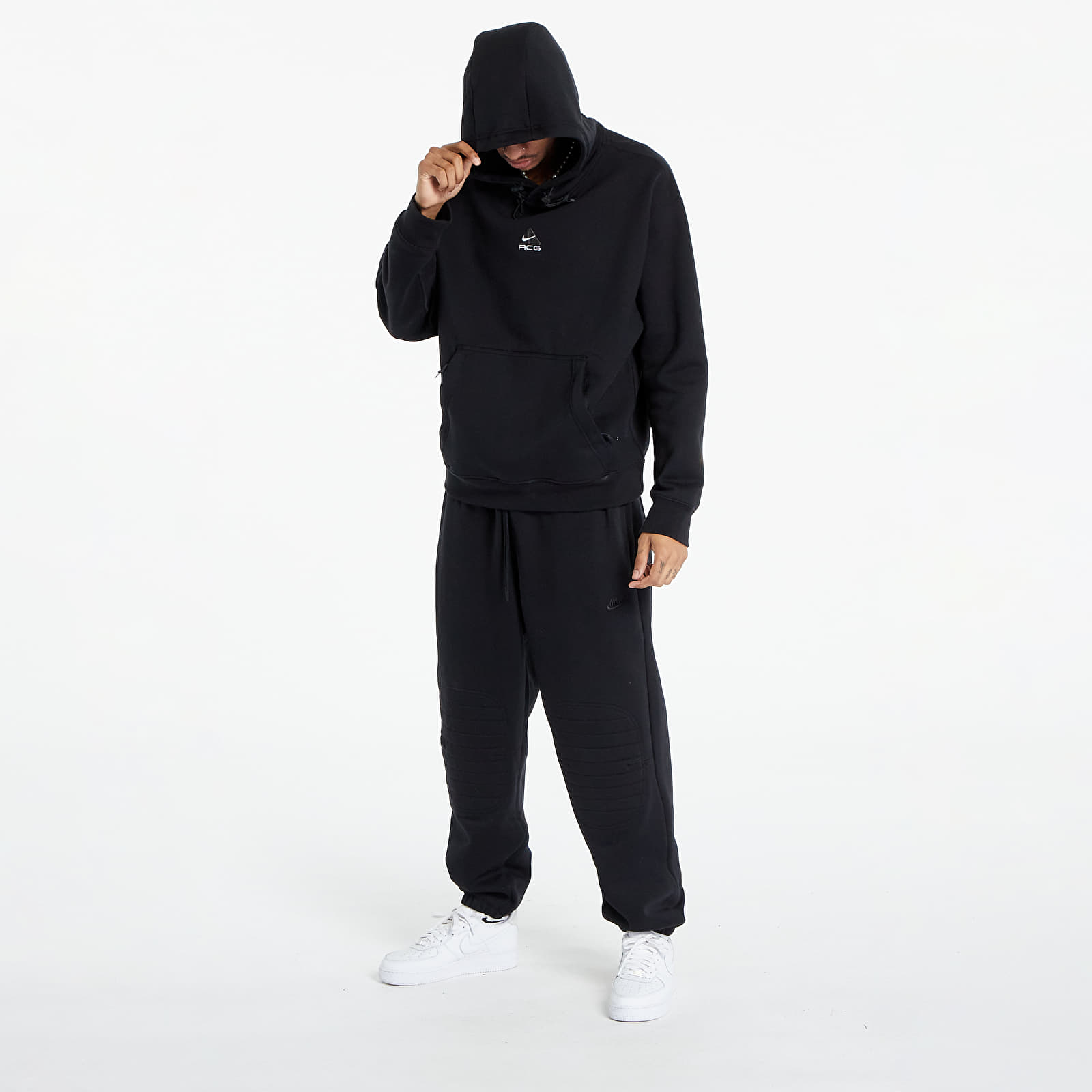 Sudaderas Nike ACG Therma-FIT Fleece Pullover Hoodie UNISEX Black/ Anthracite/ Summit White