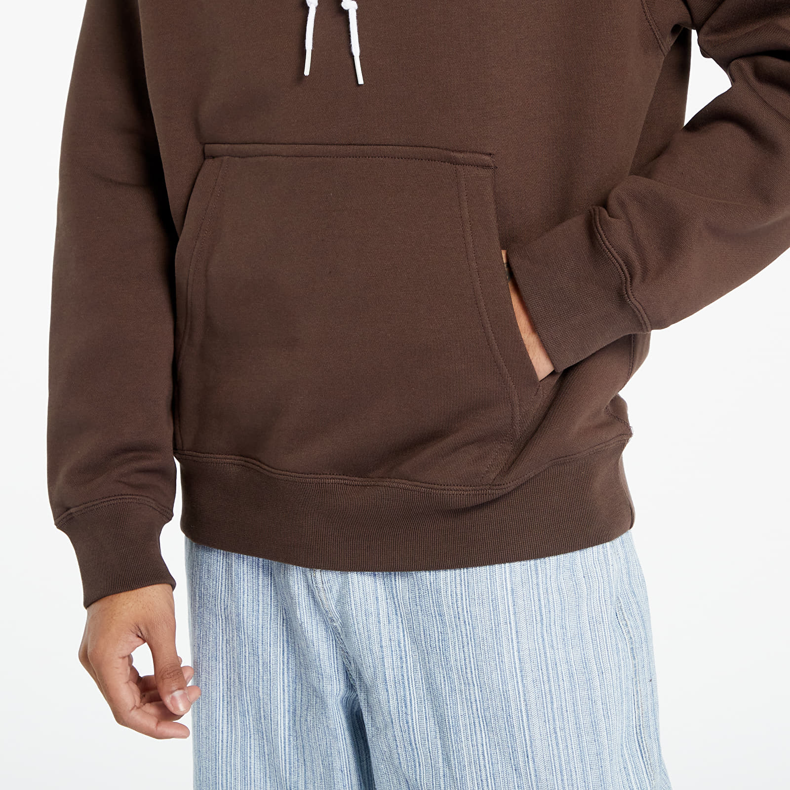 Hoodies and sweatshirts Nike Solo Swoosh Fleece Pullover Hoodie Baroque Brown/ White