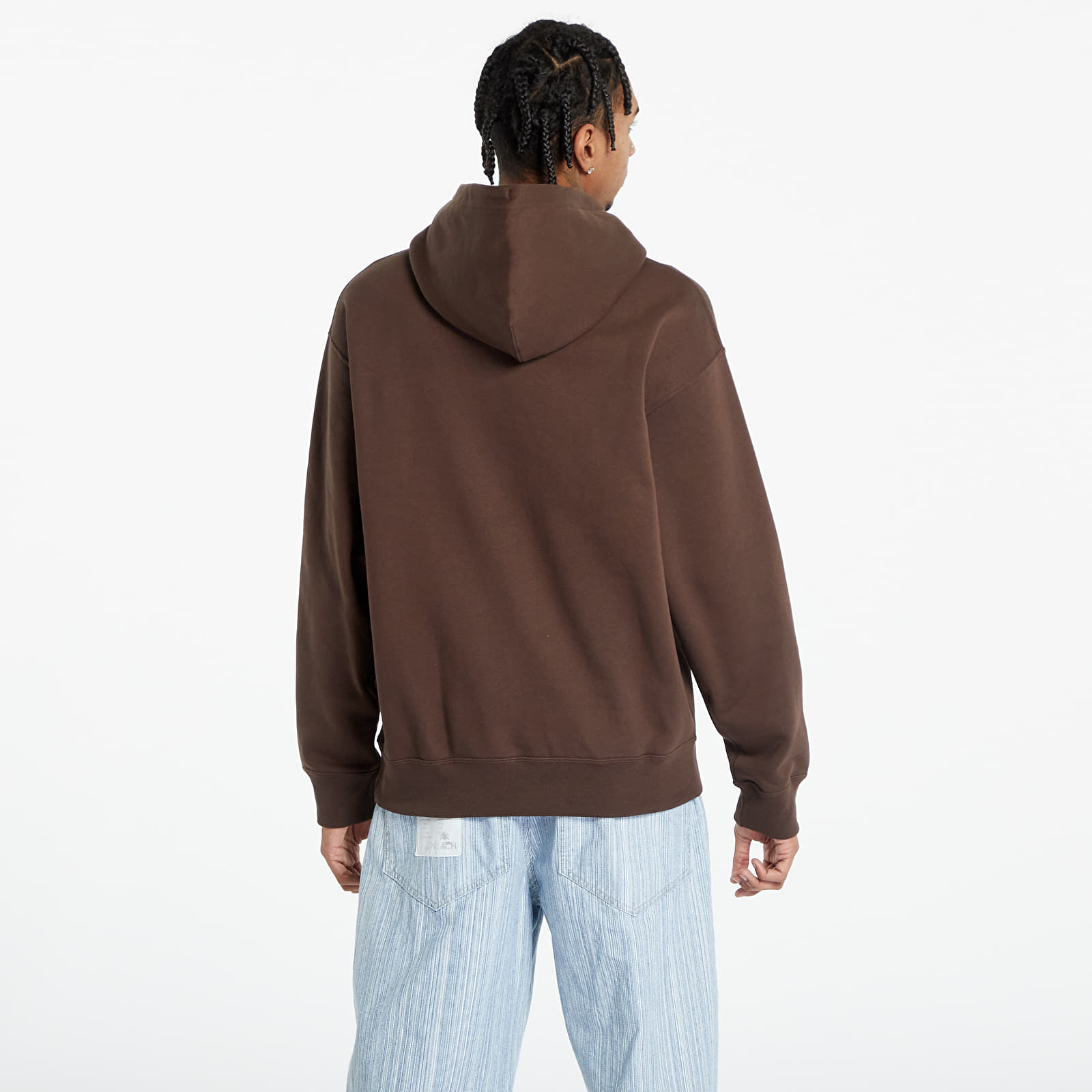 Hoodies and sweatshirts Nike Solo Swoosh Fleece Pullover Hoodie Baroque Brown/ White
