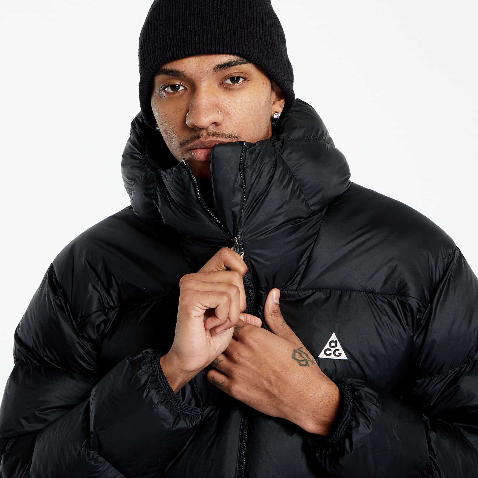 Chaquetas Nike Therma-FIT ADV ACG "Lunar Lake" Puffer Jacket UNISEX Black/ Black/ Dark Smoke Grey/ Summit White