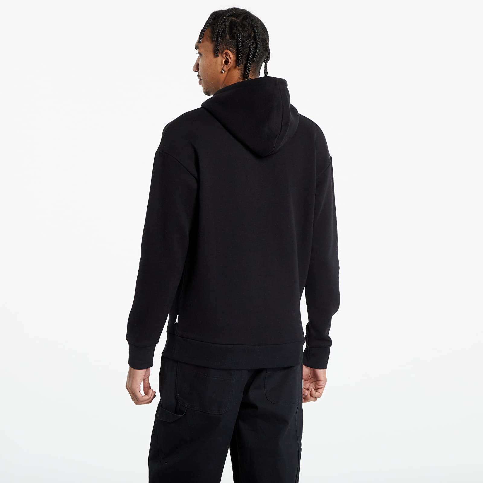 Mikiny Jack & Jones JJstate Sweat Hood Black
