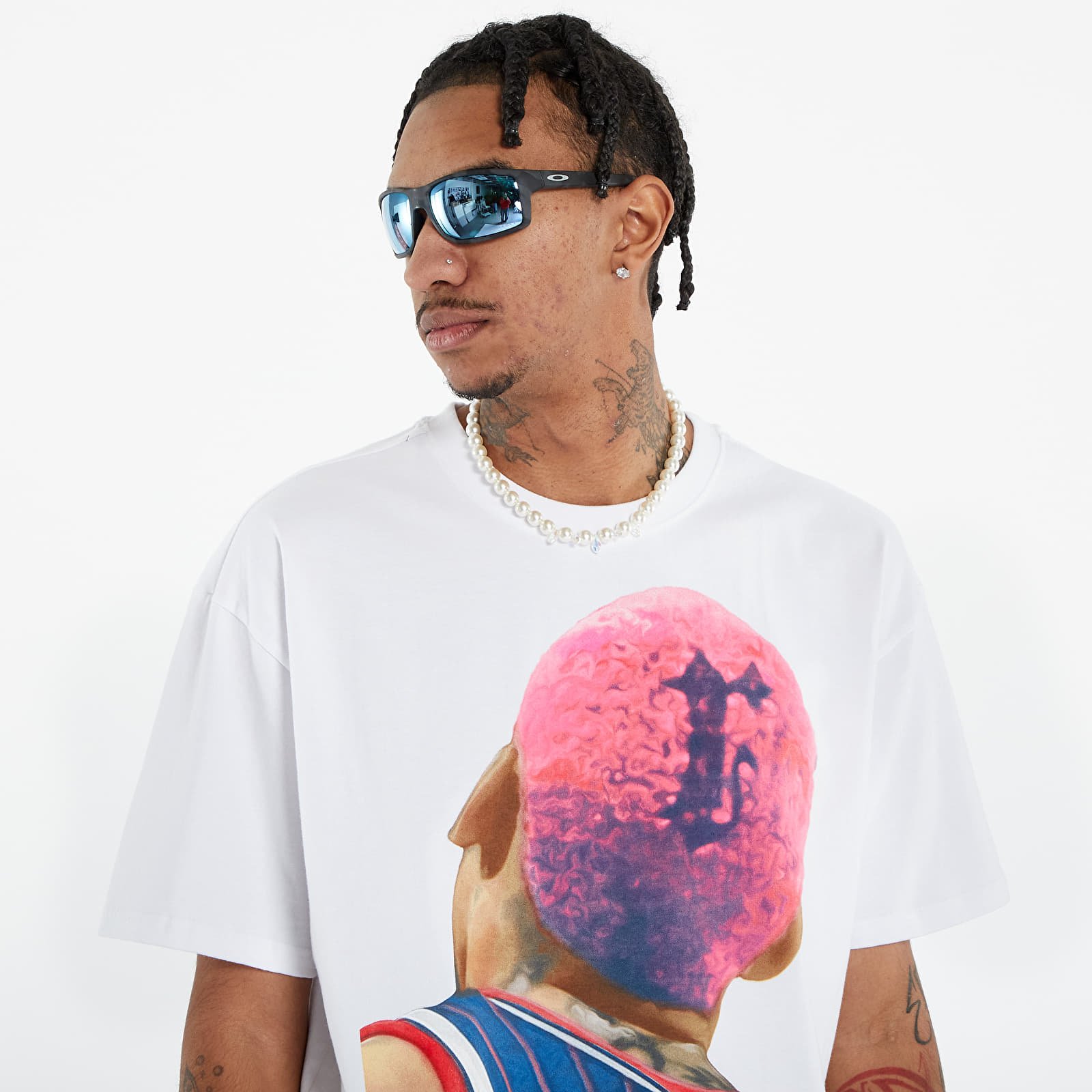 T-shirts Urban Classics Power Forward Oversize Tee White