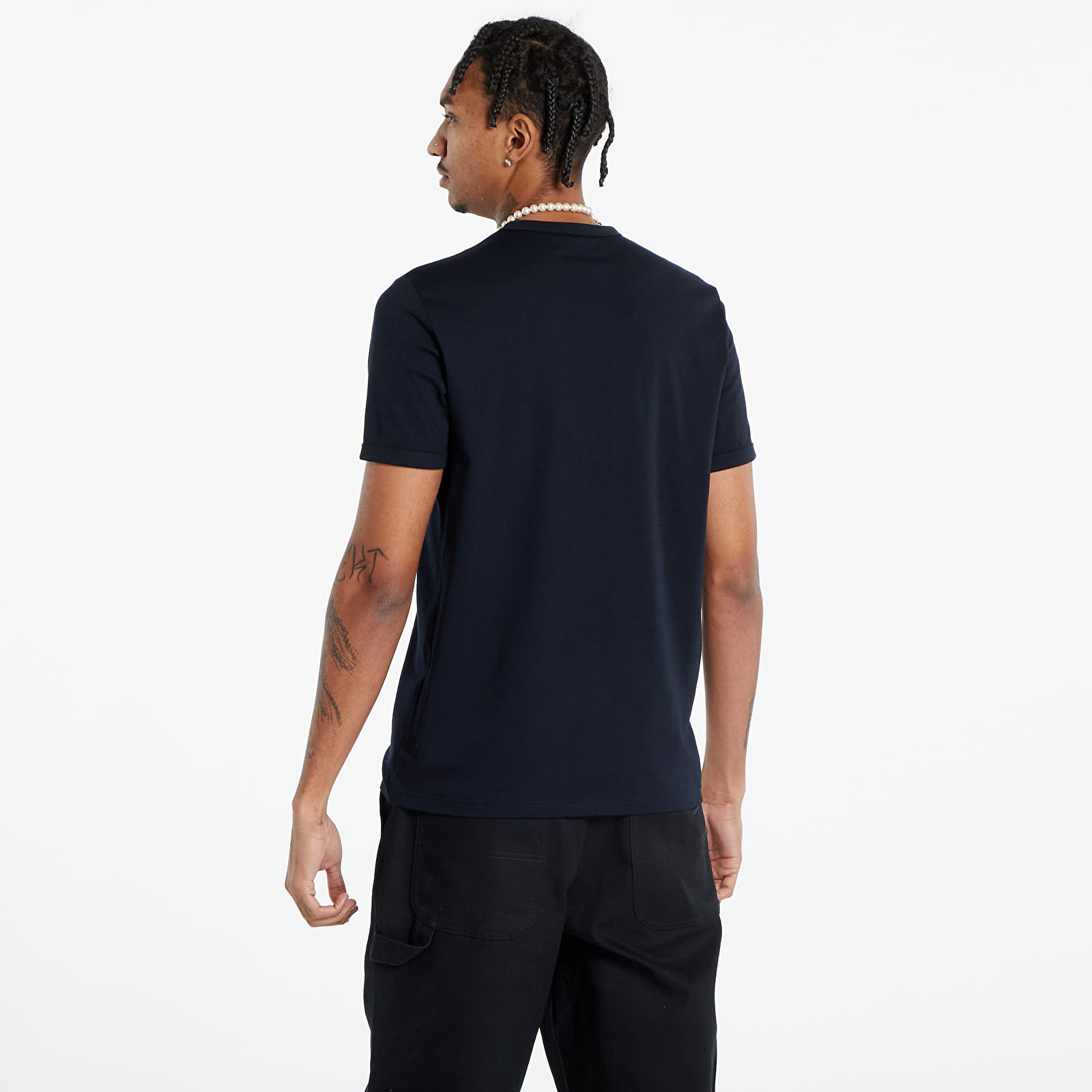 Trička FRED PERRY Ringer Tee navy