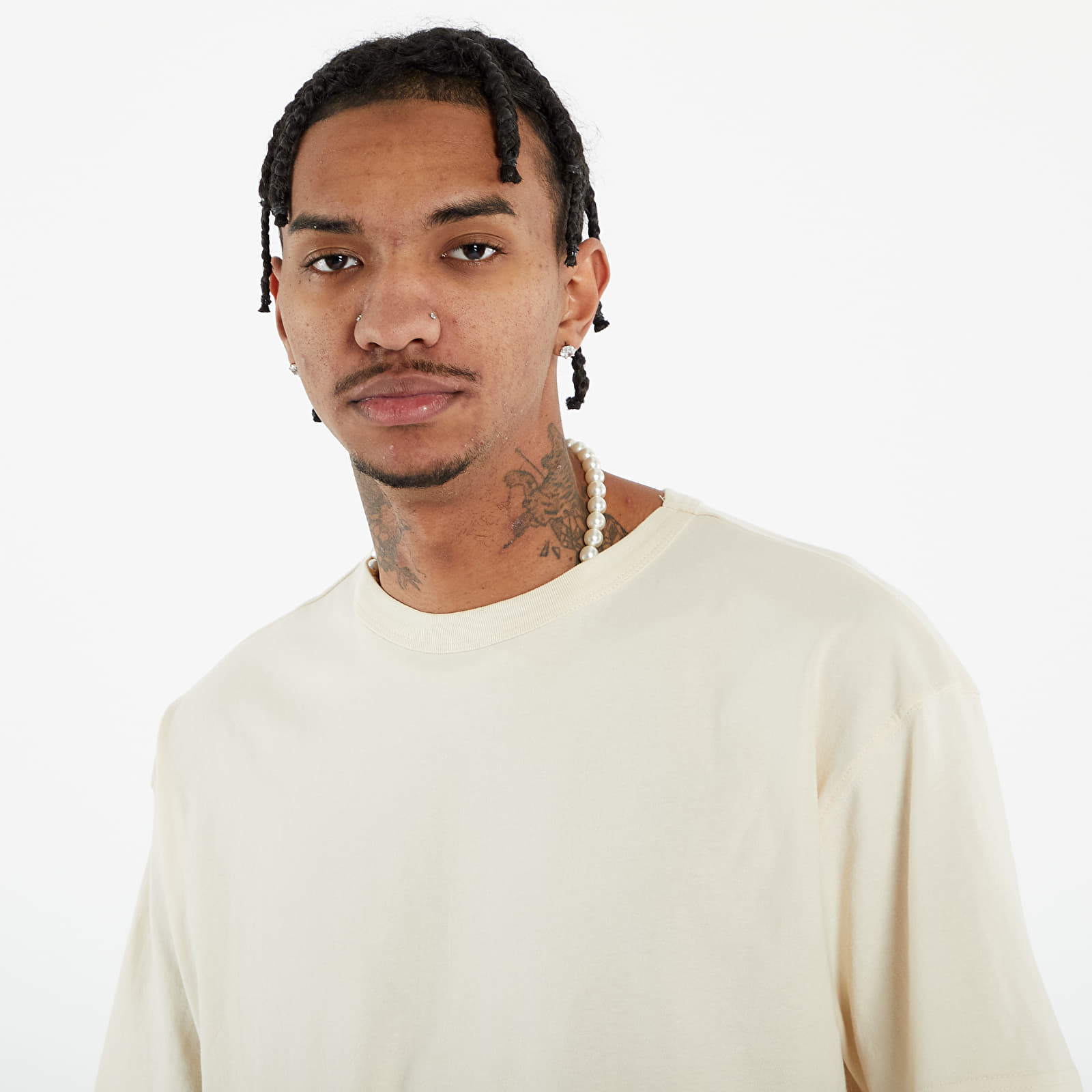 T-Shirts Urban Classics Oversized Tee Beige