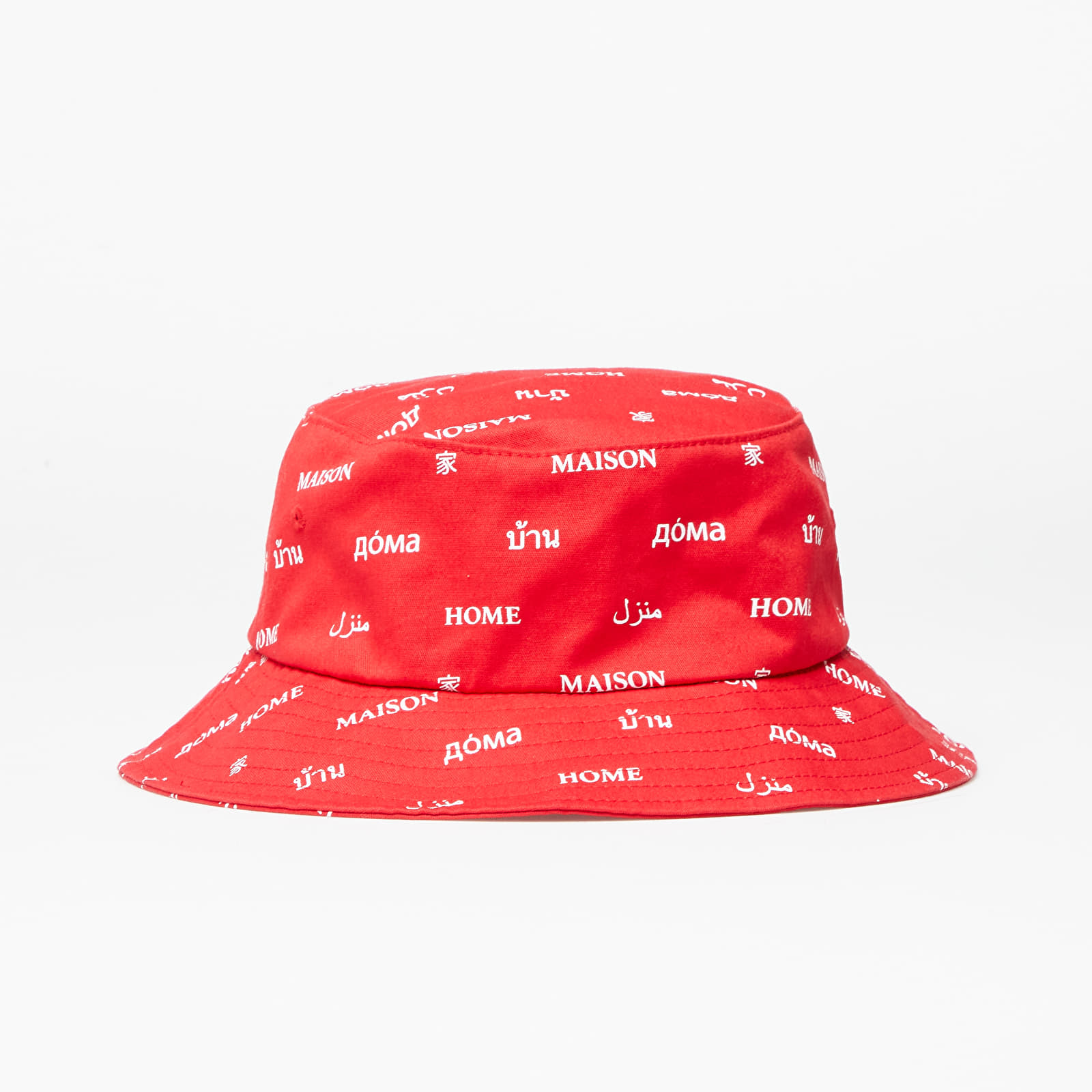 Hüte Urban Classics Maison Bucket Hat Red/ White
