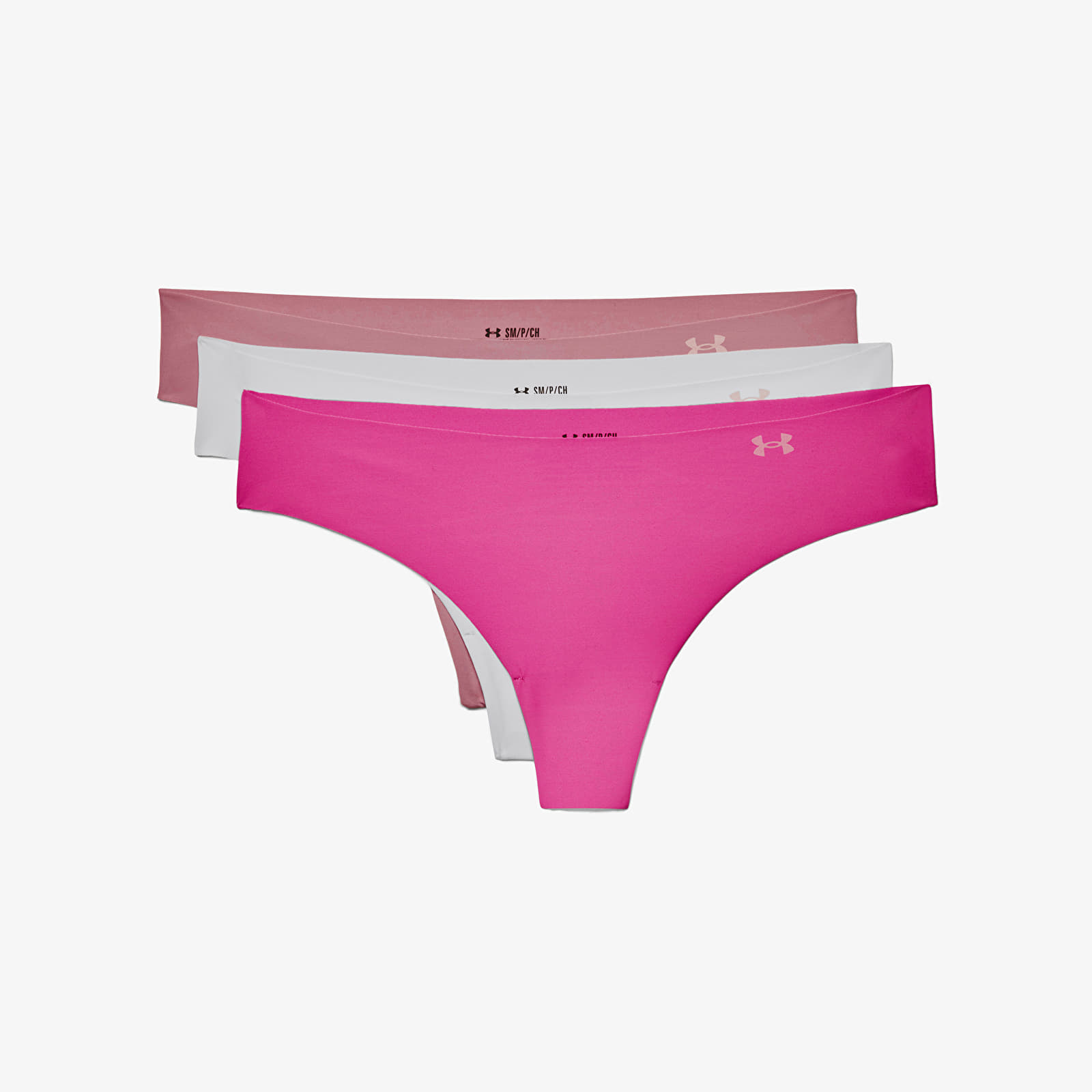 Slips Under Armour Pure Stretch Thong 3 Pack Pink Queens