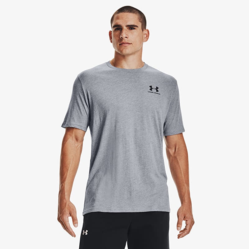 Тениска Under Armour Sportstyle Left Chest Short Sleeve T-Shirt Gray