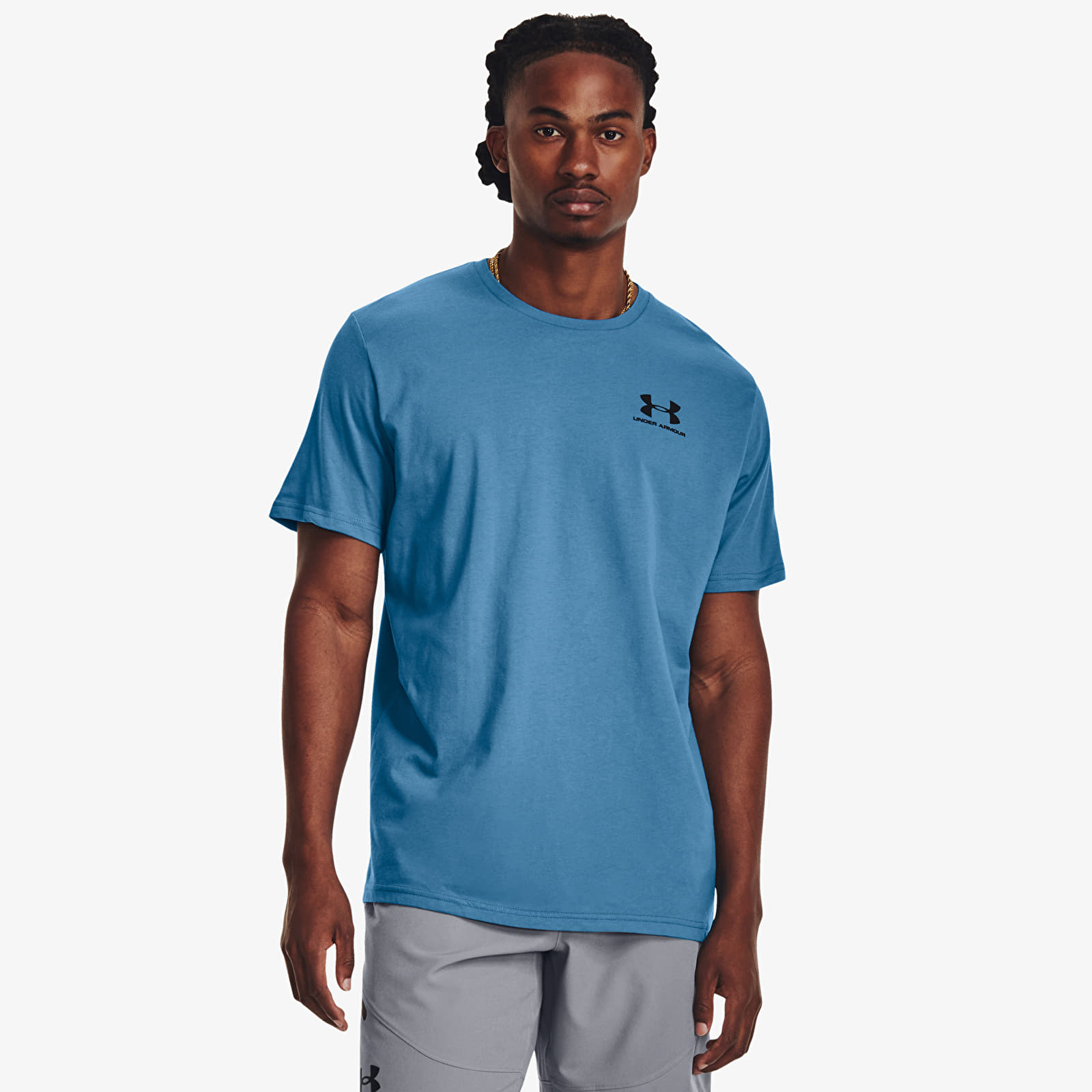 Marškinėliai Under Armour Sportstyle Left Chest Short Sleeve T-Shirt Blue
