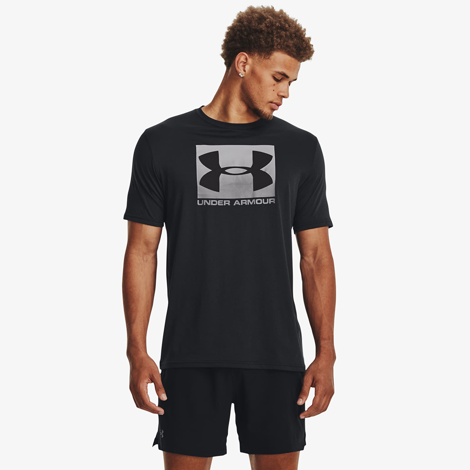 T-Shirts Under Armour Boxed Sportstyle Short Sleeve T-Shirt Black