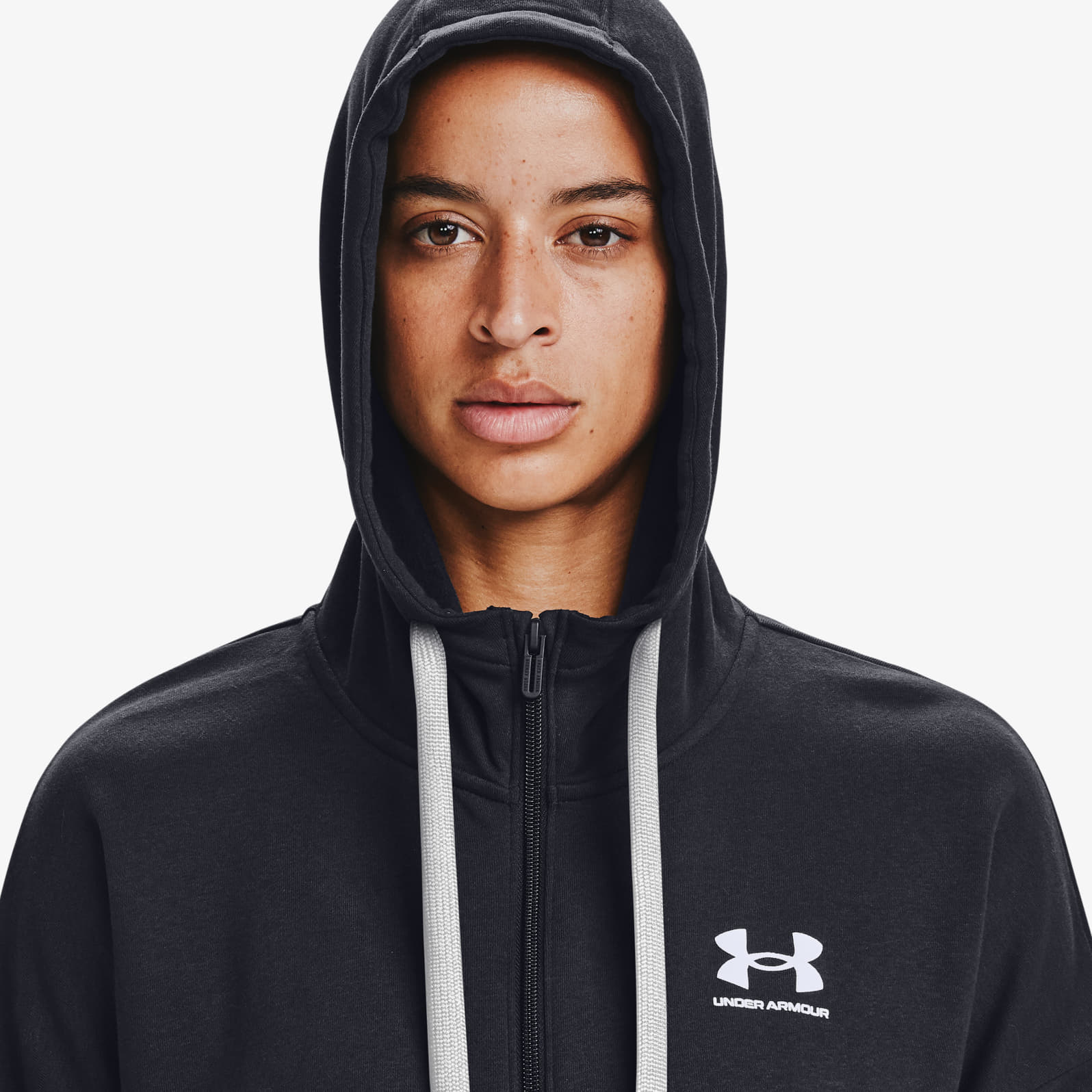 Hoodies and sweatshirts  Under Armour Rival Fleece Fz Hoodie Black