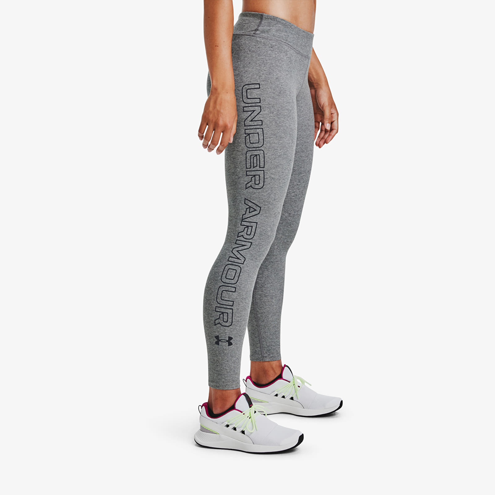 Säärised Under Armour Favorite Wordmark Leggings Gray