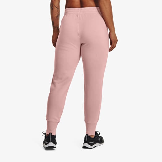 Pink fleece joggers on sale