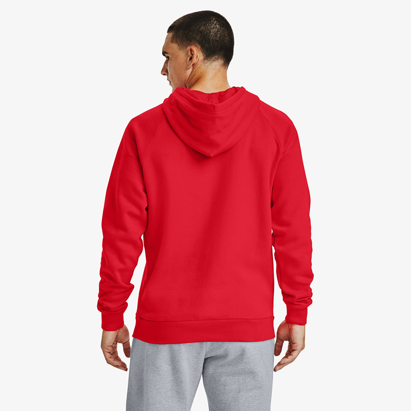 Mikiny Under Armour Rival Fleece Hoodie Red