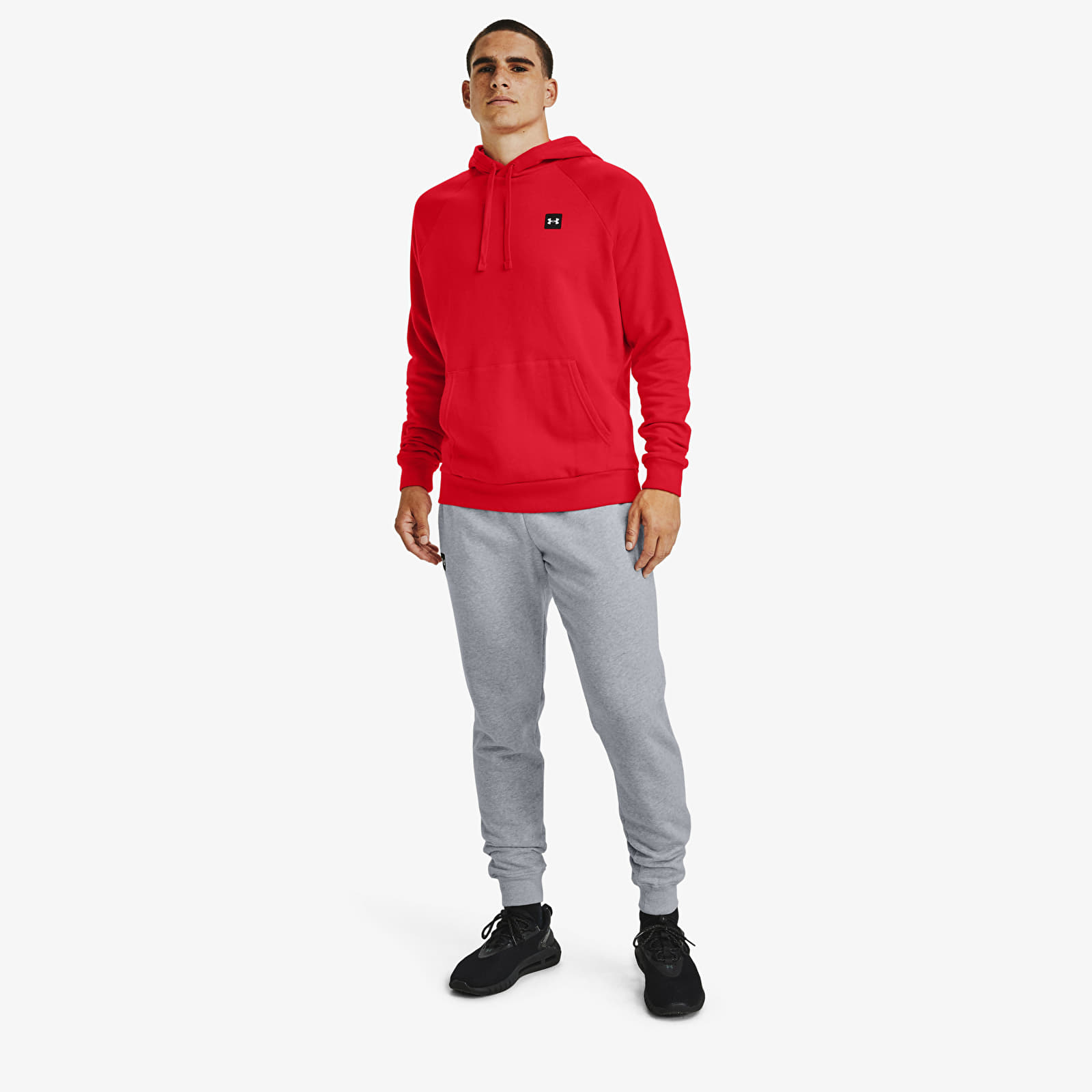 Mikiny Under Armour Rival Fleece Hoodie Red