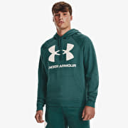 Under Armour Rival Fleece Big Logo Hoodie Green