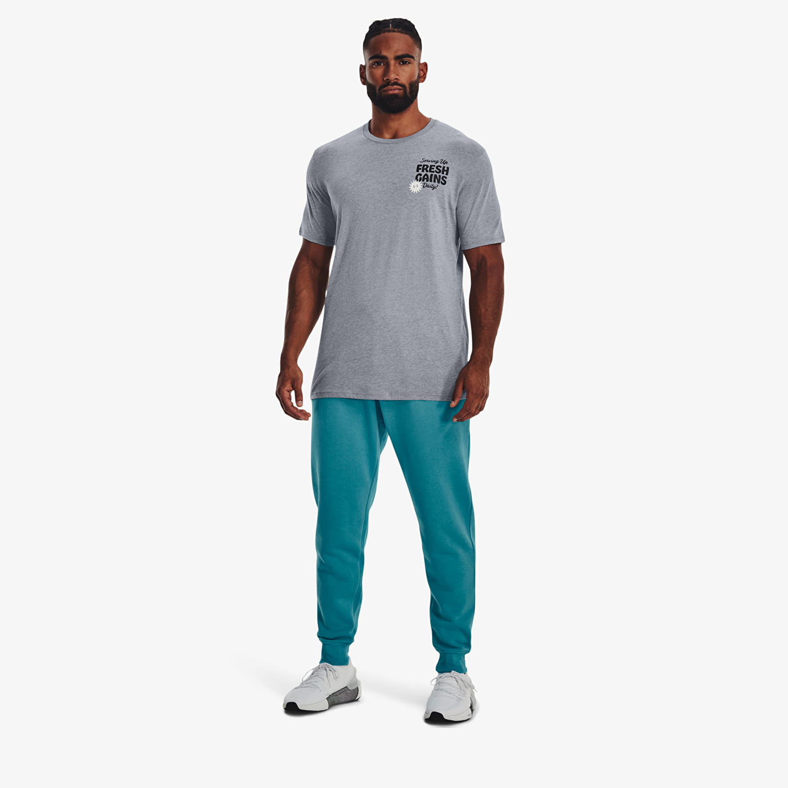 Trainingsbroeken Under Armour Rival Fleece Joggers Blue