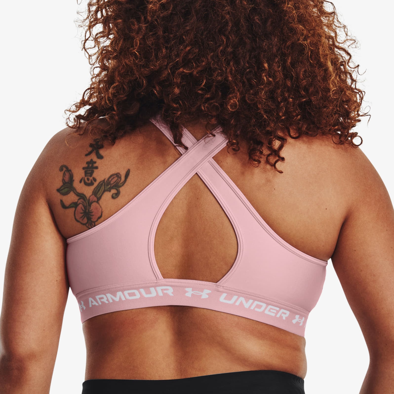 Oberteile Under Armour Crossback Mid Bra Pink