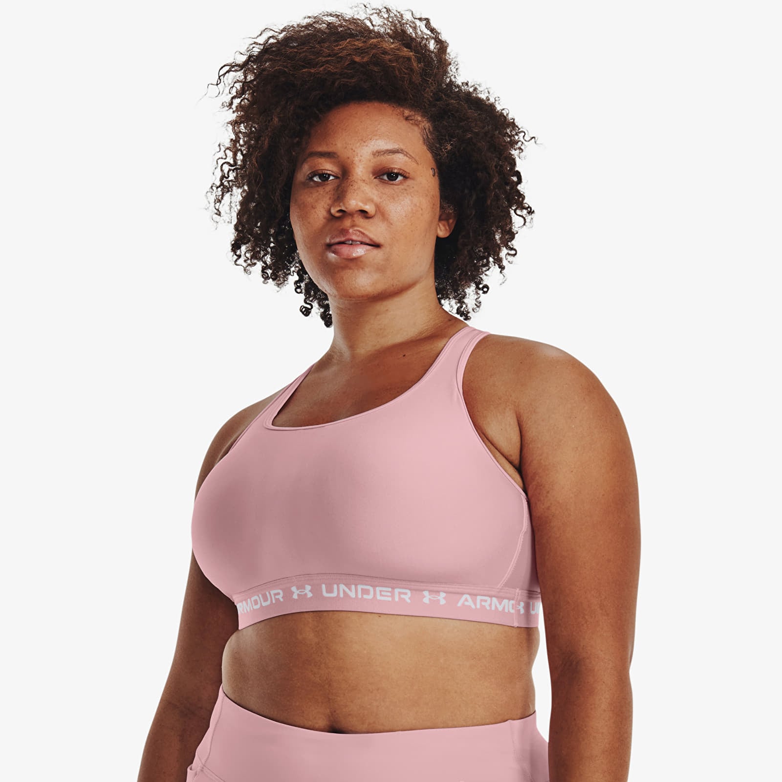Oberteile Under Armour Crossback Mid Bra Pink
