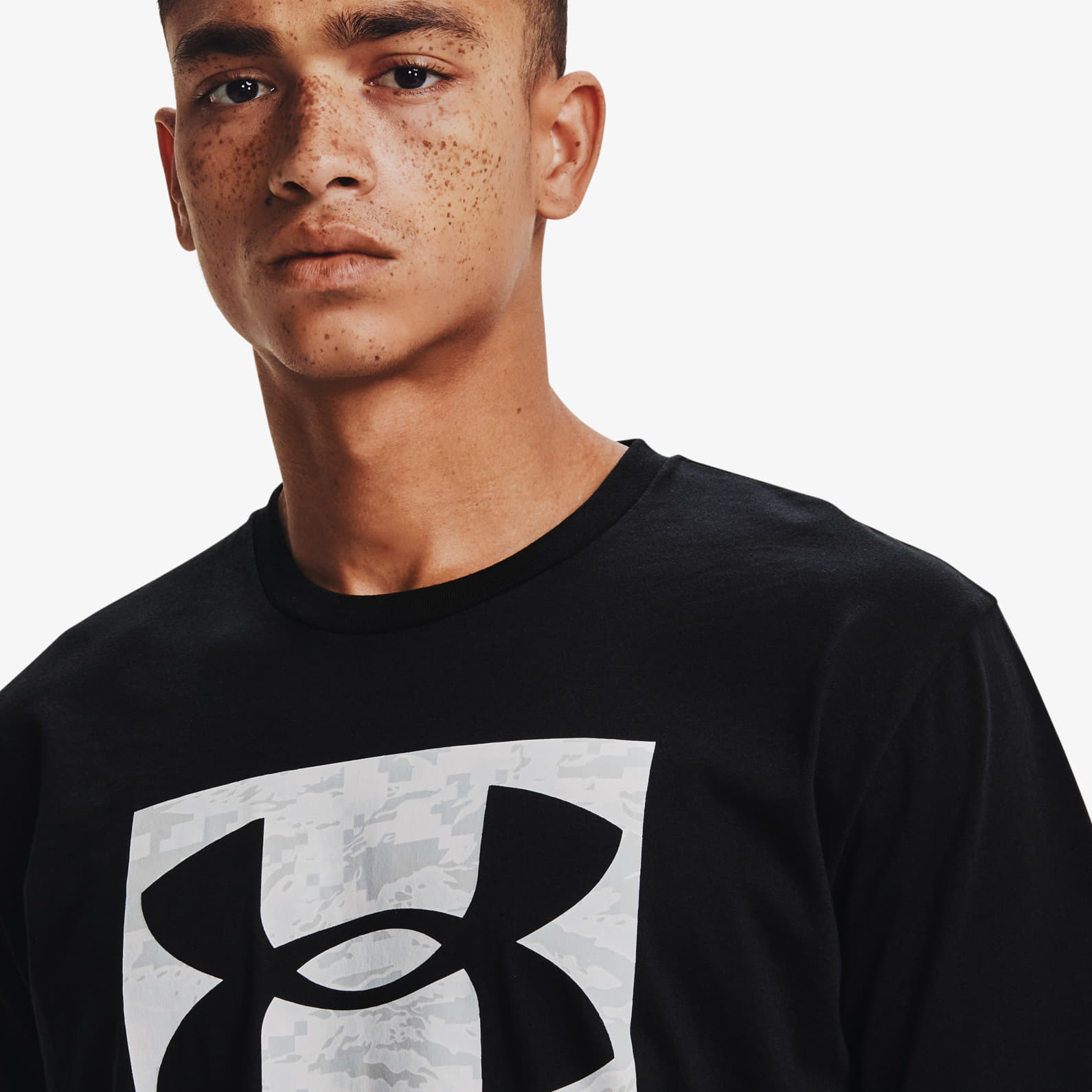 T-shirts Under Armour Abc Camo Boxed Logo Short Sleeve T-Shirt Black