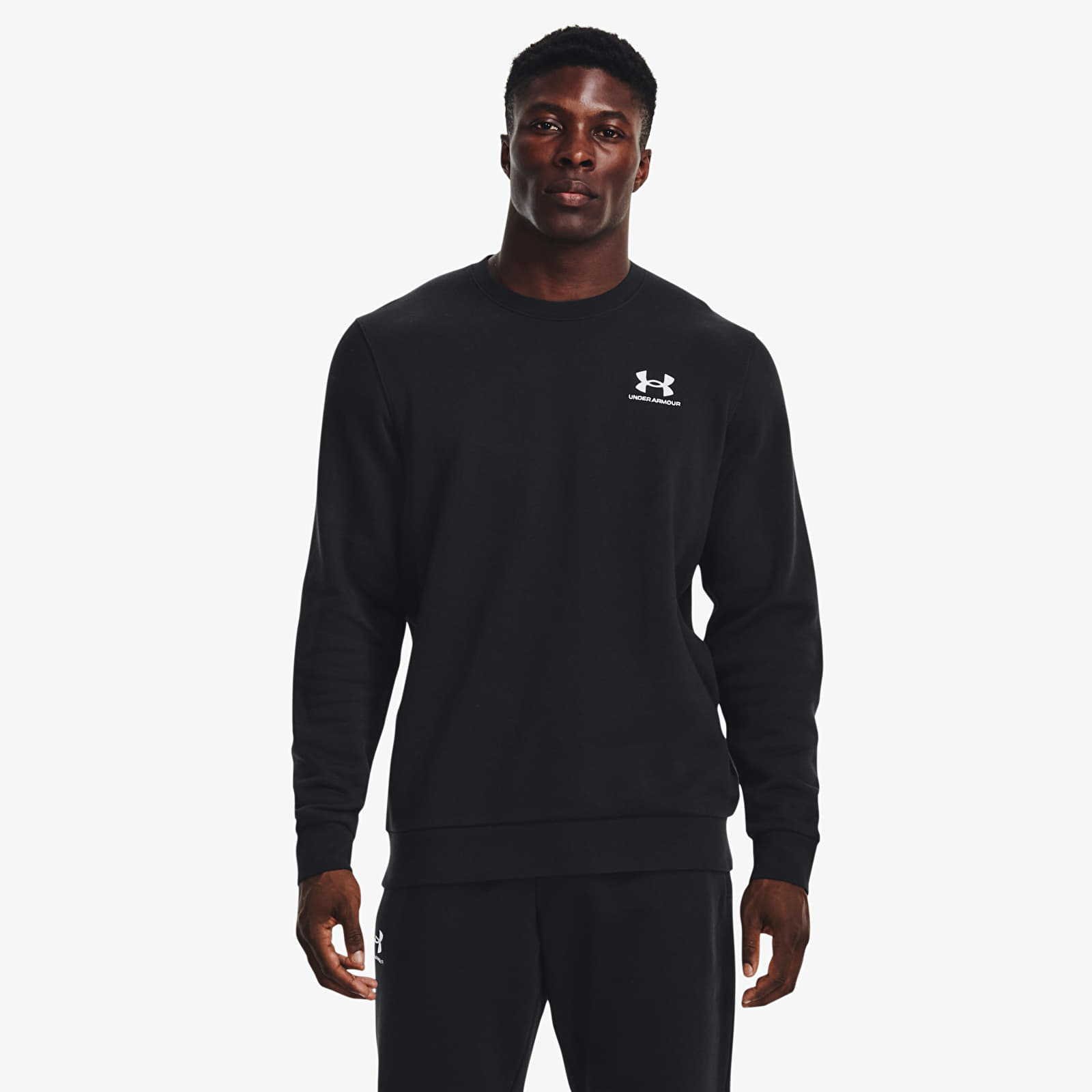 Hættetrøjer og sweatshirts Under Armour Essential Fleece Crew Black
