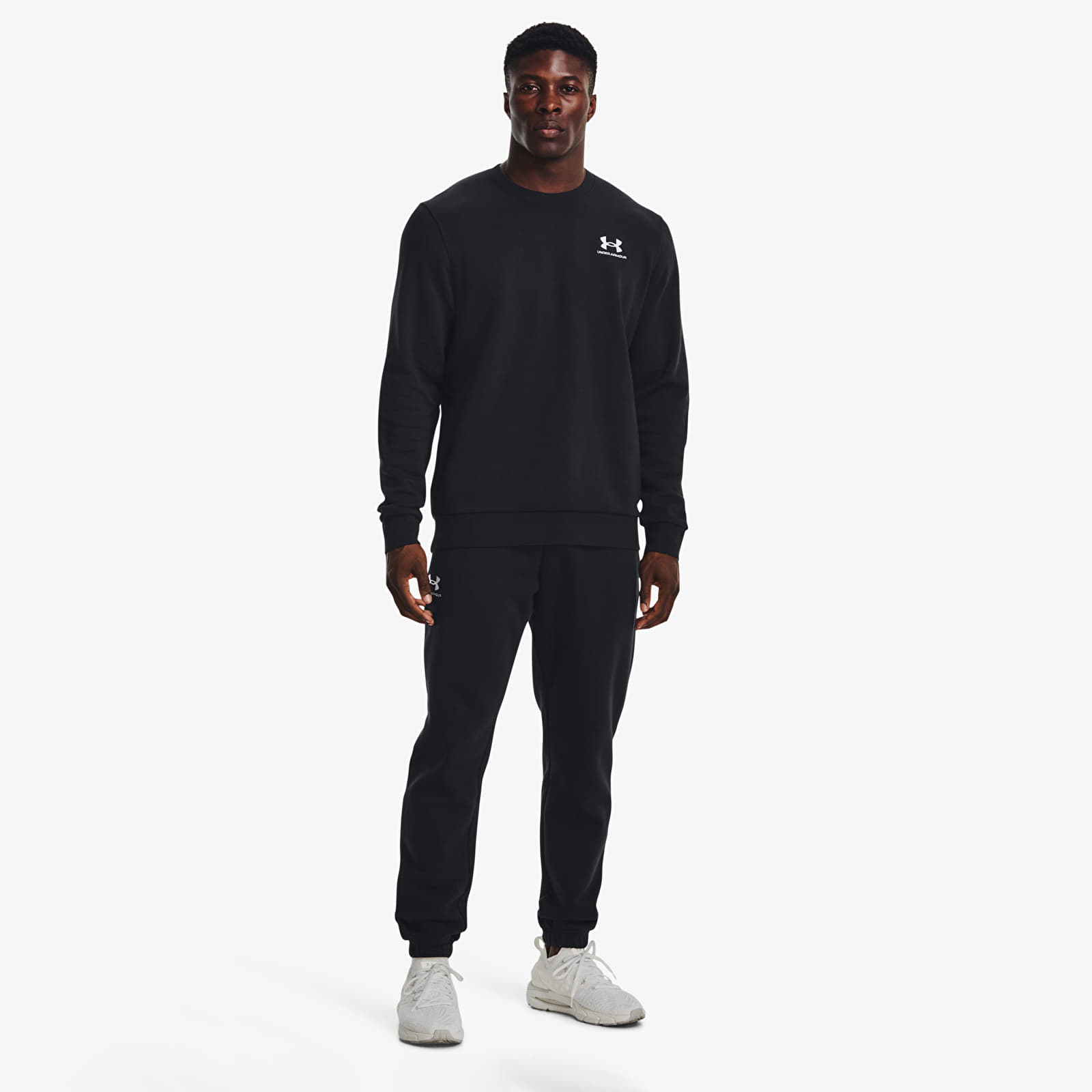 Hættetrøjer og sweatshirts Under Armour Essential Fleece Crew Black