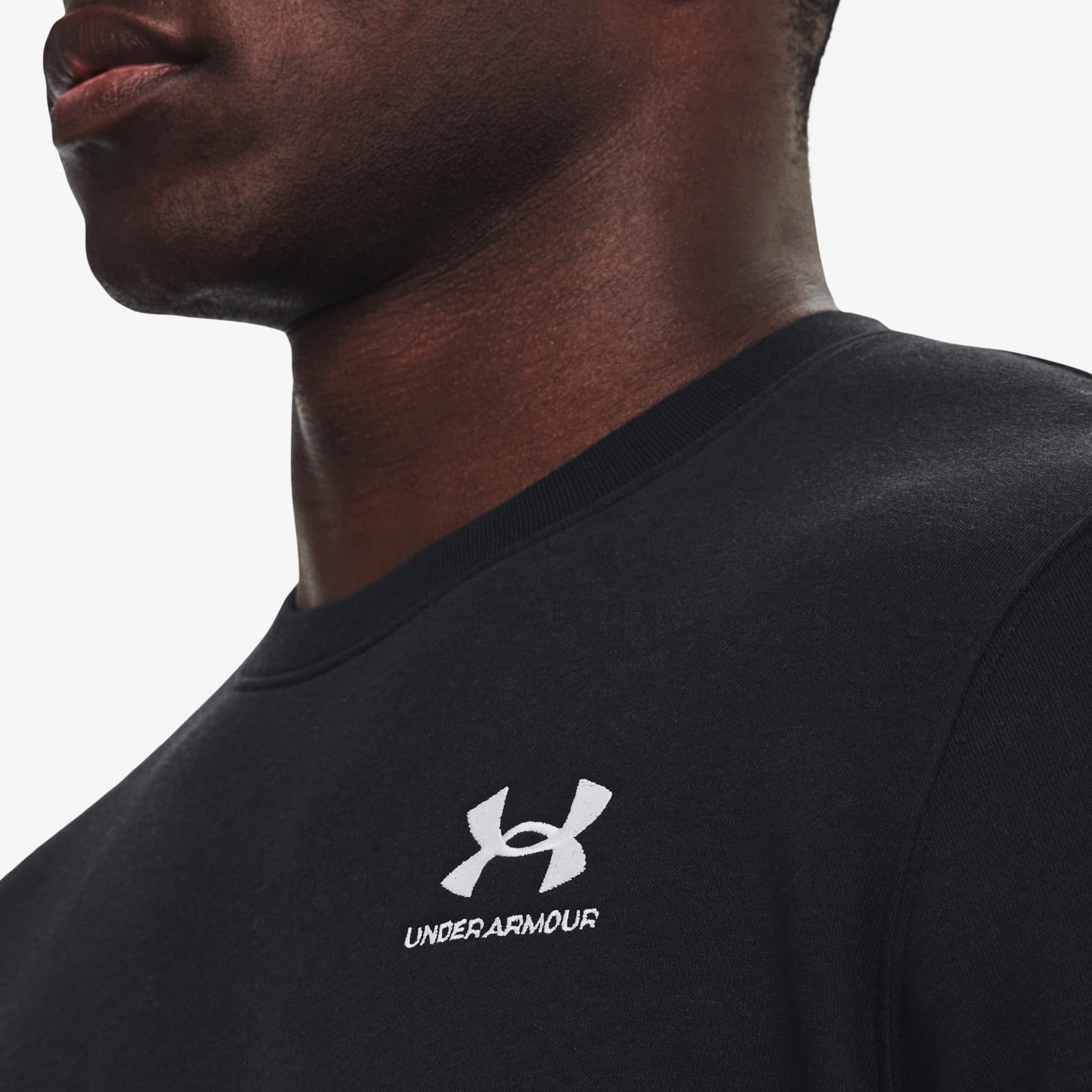 Hættetrøjer og sweatshirts Under Armour Essential Fleece Crew Black