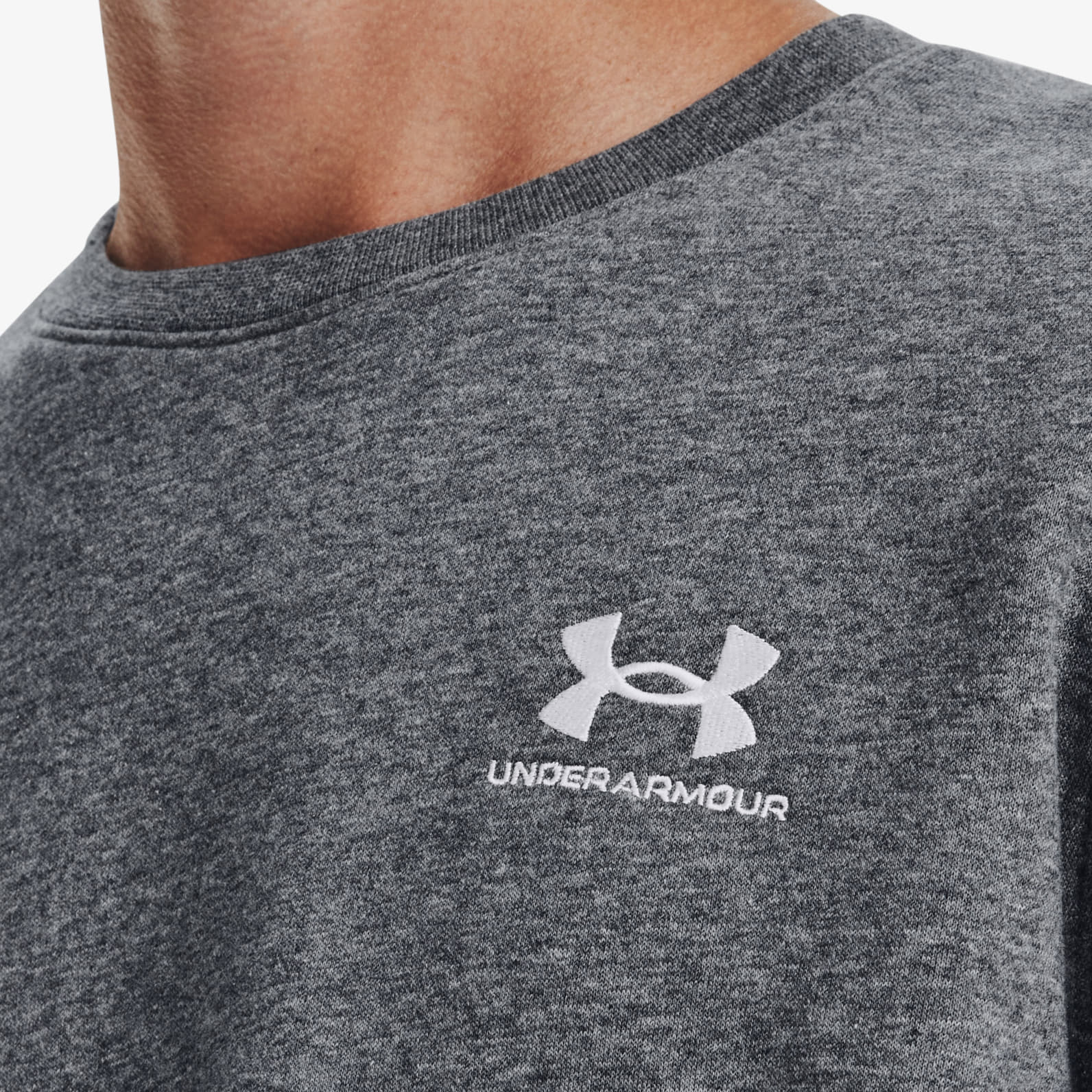 Hættetrøjer og sweatshirts Under Armour Essential Fleece Crew Gray