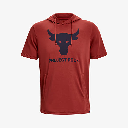 Sweatshirt Under Armour Project Rock Terry Short Sleeve Hoodie