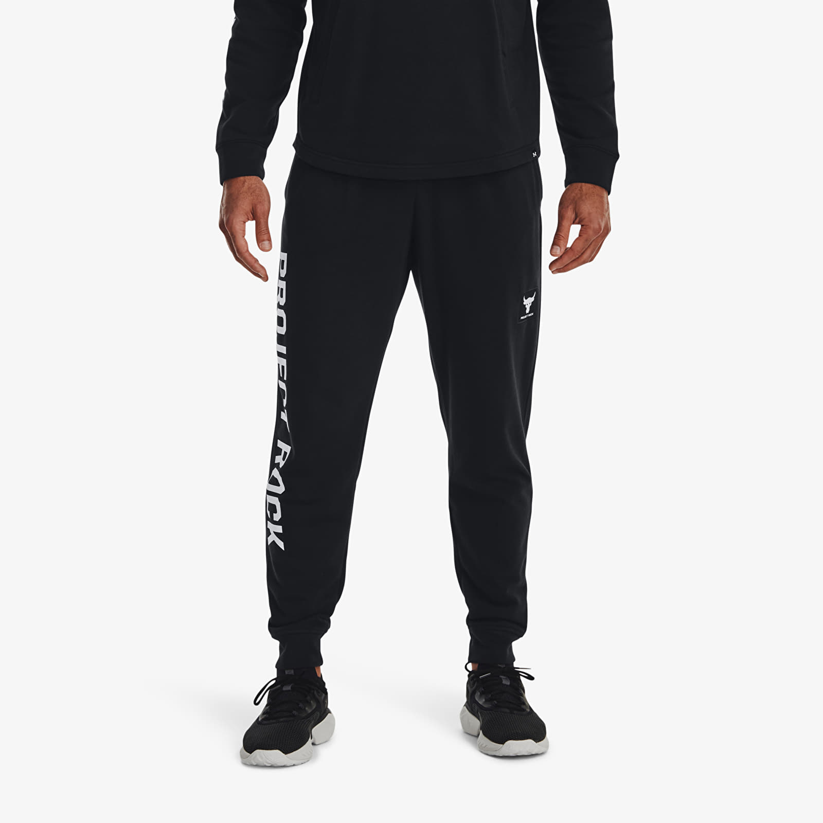 Tepláky Under Armour Project Rock Terry Jogger Black