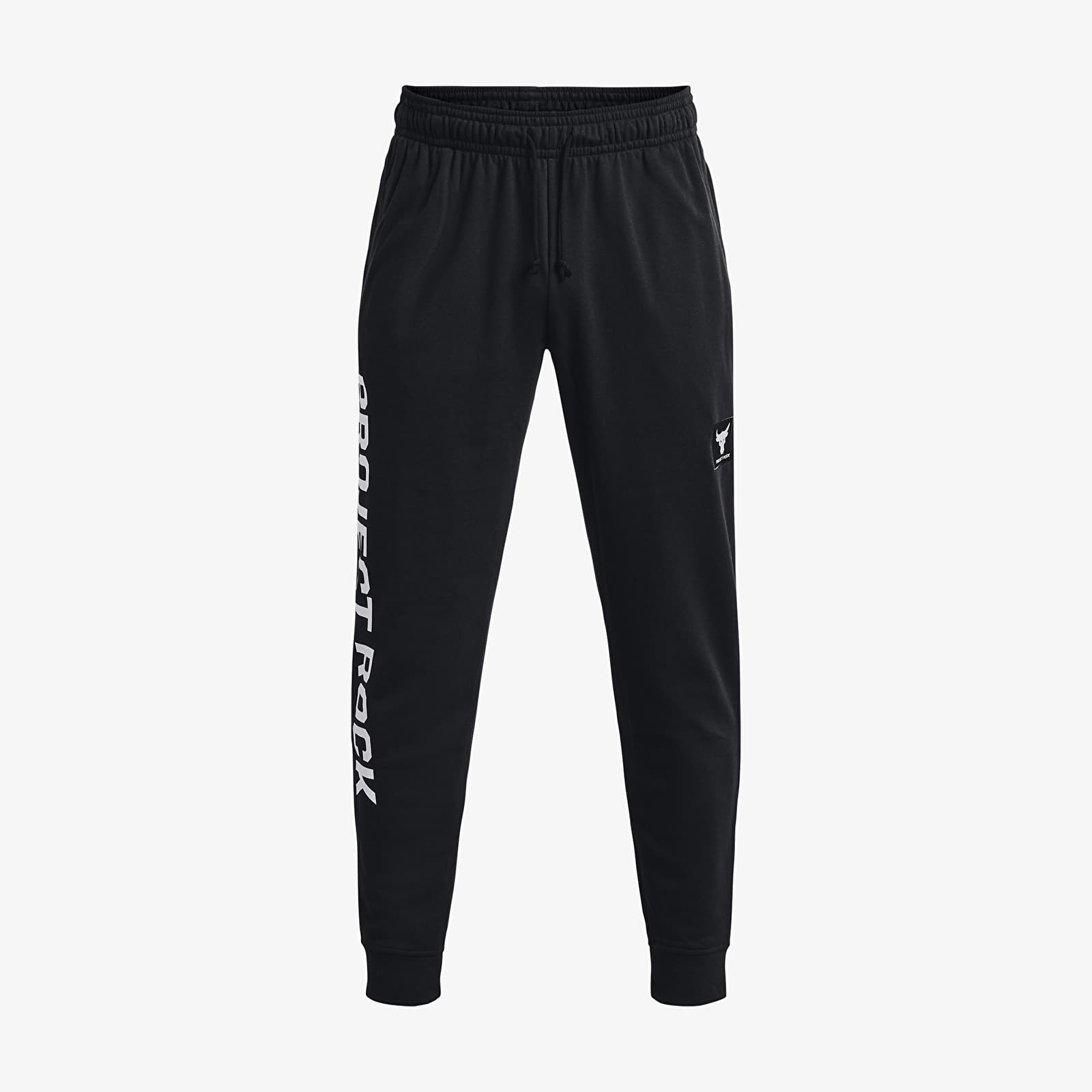 Tepláky Under Armour Project Rock Terry Jogger Black