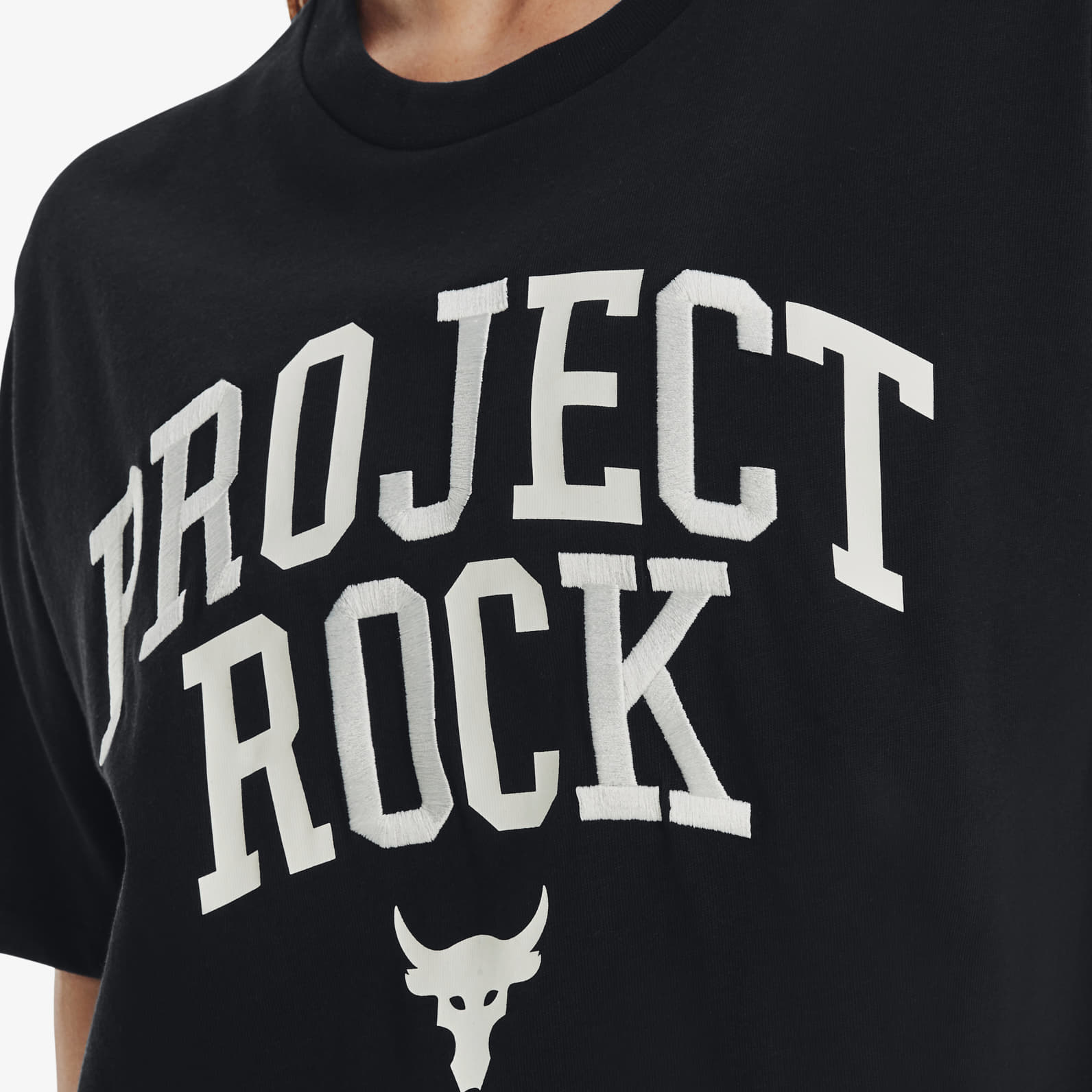 Camisetas Under Armour Project Rock Heavyweight Campus T-Shirt Black
