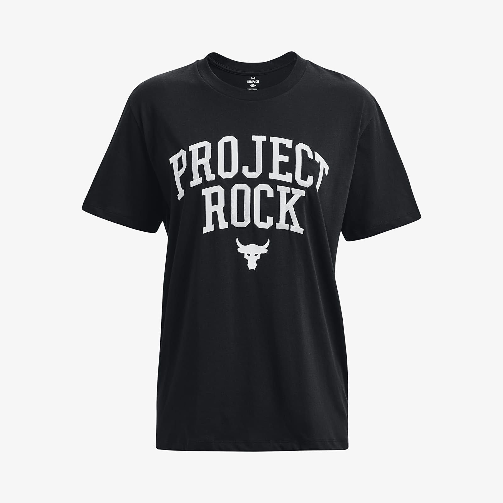 Camisetas Under Armour Project Rock Heavyweight Campus T-Shirt Black