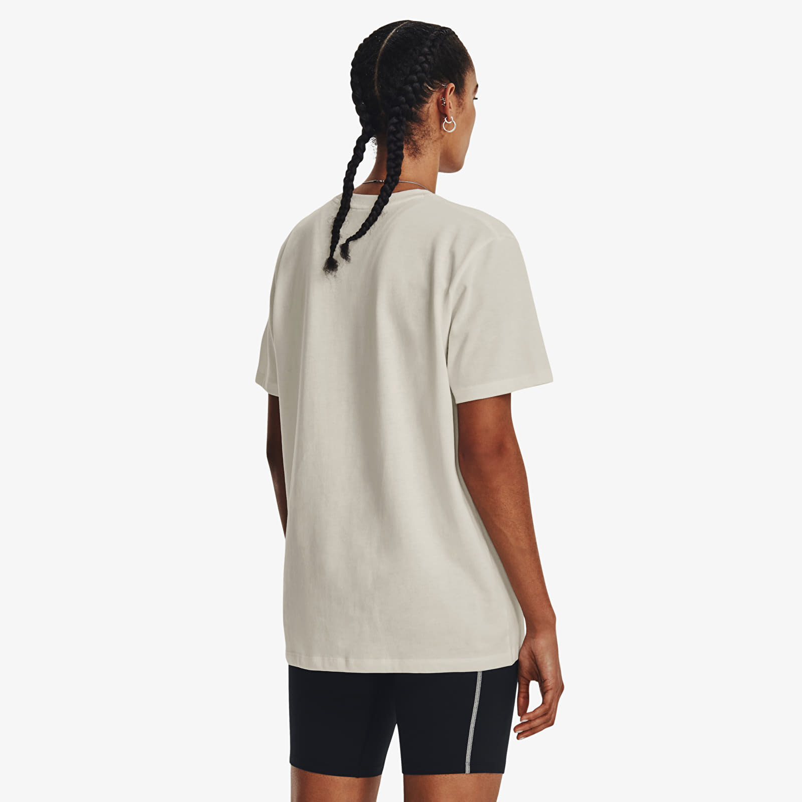 T-shirts Under Armour Project Rock Heavyweight Campus T-Shirt White