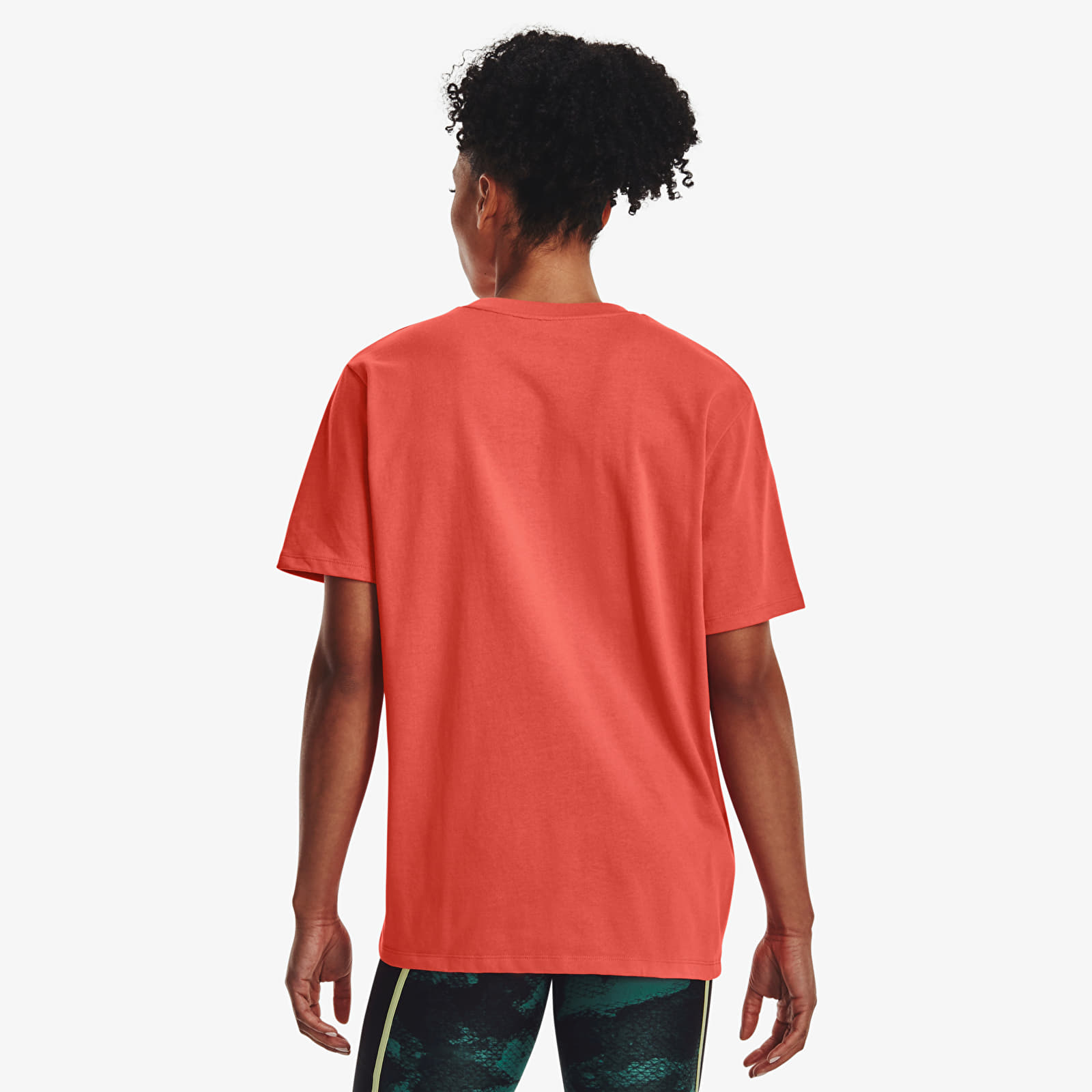 T-shirts Under Armour Project Rock Heavyweight Campus T-Shirt Orange