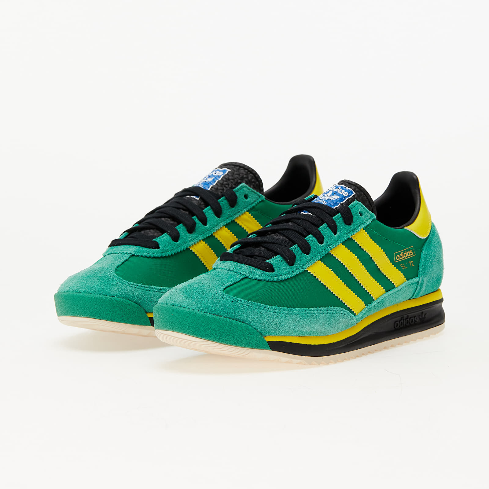 Men s sneakers and shoes adidas Sl 72 Rs Green Yellow Core Black Queens