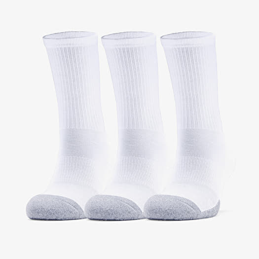 Under Armour Heatgear Crew Socks White